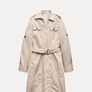 ZARA MIDI SHIRT DRESS